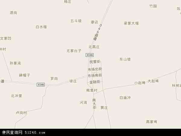 熊集镇地图 - 熊集镇电子地图 - 熊集镇高清地图 - 2024年熊集镇地图