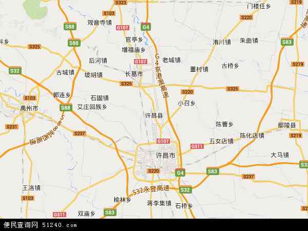 许昌县地图 - 许昌县电子地图 - 许昌县高清地图 - 2024年许昌县地图