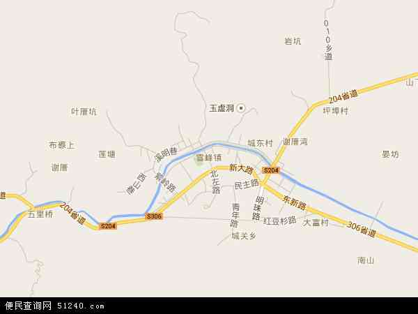 雪峰镇地图 - 雪峰镇电子地图 - 雪峰镇高清地图 - 2024年雪峰镇地图