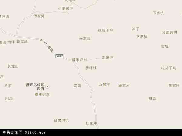 薛坪镇地图 - 薛坪镇电子地图 - 薛坪镇高清地图 - 2024年薛坪镇地图