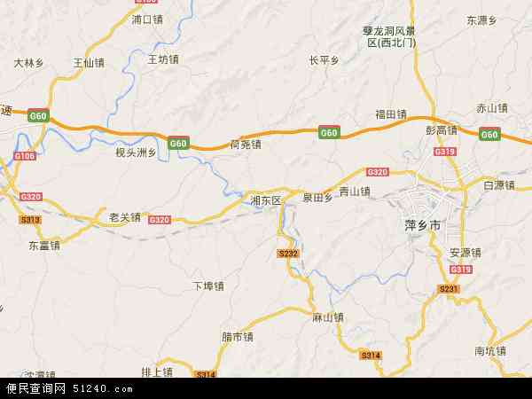 湘东区地图 - 湘东区电子地图 - 湘东区高清地图 - 2024年湘东区地图
