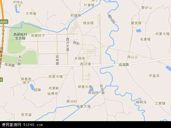 西河镇地图 - 西河镇电子地图 - 西河镇高清地图 - 2024年西河镇地图