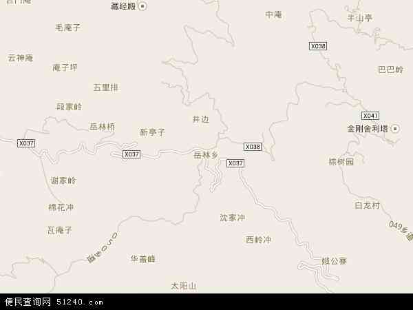 岳林乡地图 - 岳林乡电子地图 - 岳林乡高清地图 - 2024年岳林乡地图