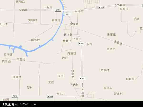 尧塘镇地图 - 尧塘镇电子地图 - 尧塘镇高清地图 - 2024年尧塘镇地图