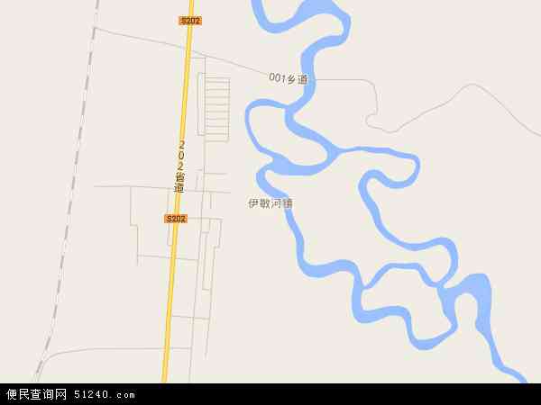 伊敏河镇地图图片