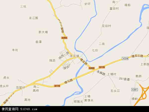 永汉镇地图 - 永汉镇电子地图 - 永汉镇高清地图 - 2024年永汉镇地图