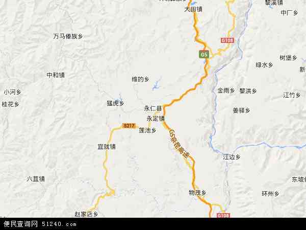 永仁县地图 - 永仁县电子地图 - 永仁县高清地图 - 2024年永仁县地图