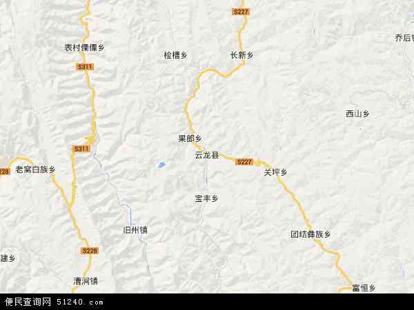 云龙县地图 - 云龙县电子地图 - 云龙县高清地图 - 2024年云龙县地图