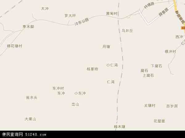 杨家桥地图 - 杨家桥电子地图 - 杨家桥高清地图 - 2024年杨家桥地图