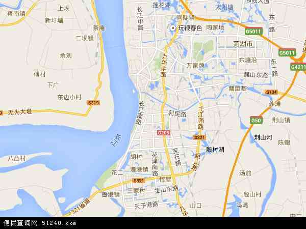 弋江桥地图 - 弋江桥电子地图 - 弋江桥高清地图 - 2024年弋江桥地图