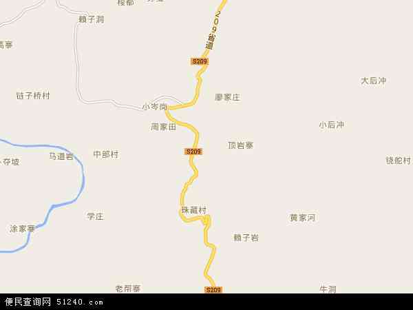 珠藏镇地图 - 珠藏镇电子地图 - 珠藏镇高清地图 - 2024年珠藏镇地图