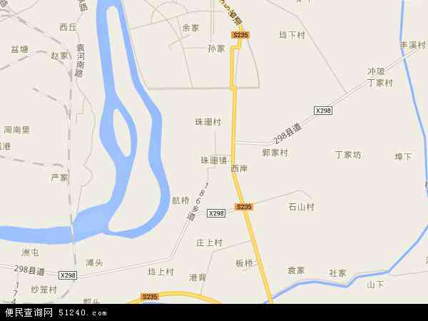 珠珊镇地图 - 珠珊镇电子地图 - 珠珊镇高清地图 - 2024年珠珊镇地图