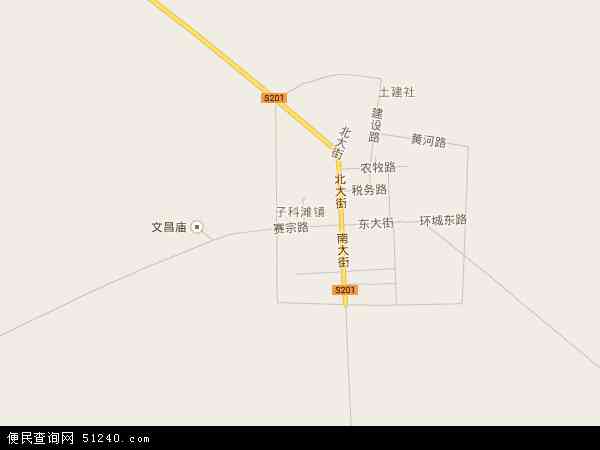 子科滩镇地图 - 子科滩镇电子地图 - 子科滩镇高清地图 - 2026年子科滩镇地图