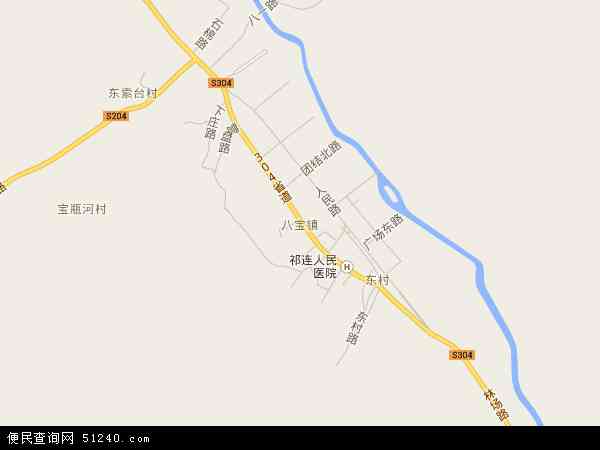 八宝镇地图 - 八宝镇电子地图 - 八宝镇高清地图 - 2024年八宝镇地图