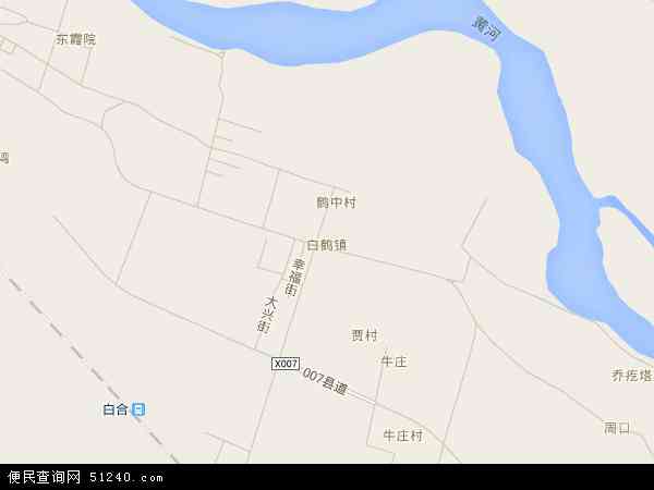 白鹤镇地图 - 白鹤镇电子地图 - 白鹤镇高清地图 - 2024年白鹤镇地图