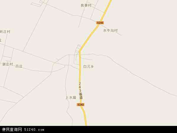 白元乡地图 - 白元乡电子地图 - 白元乡高清地图 - 2024年白元乡地图