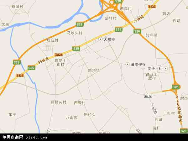白塔镇地图 - 白塔镇电子地图 - 白塔镇高清地图 - 2026年白塔镇地图