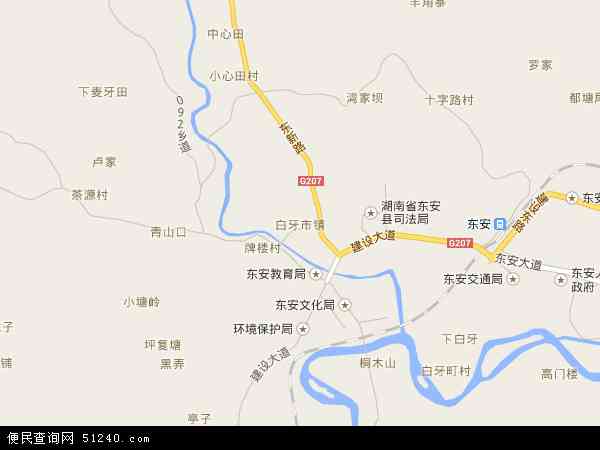 东安县各镇地图图片
