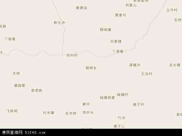 蔡桥乡地图 - 蔡桥乡电子地图 - 蔡桥乡高清地图 - 2024年蔡桥乡地图