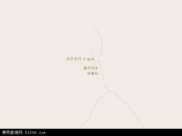 查尔玛乡地图 - 查尔玛乡电子地图 - 查尔玛乡高清地图 - 2024年查尔玛乡地图