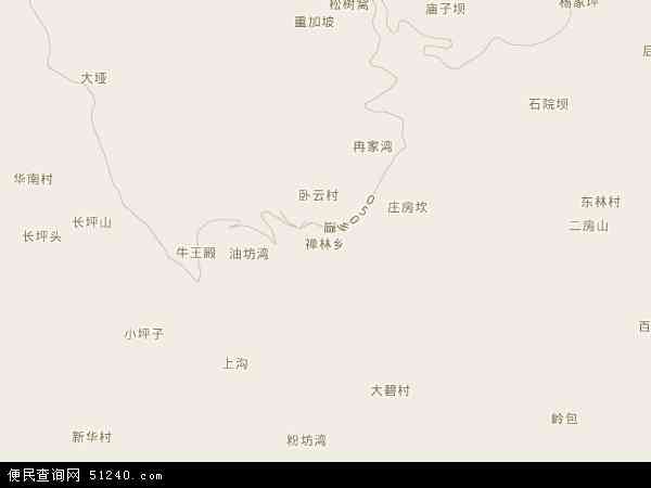 禅林乡地图 - 禅林乡电子地图 - 禅林乡高清地图 - 2024年禅林乡地图