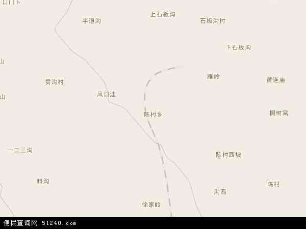 陈村乡地图 - 陈村乡电子地图 - 陈村乡高清地图 - 2024年陈村乡地图