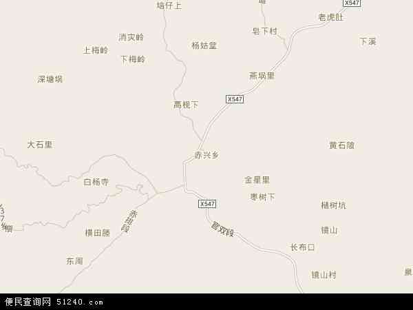 赤兴乡地图 - 赤兴乡电子地图 - 赤兴乡高清地图 - 2024年赤兴乡地图