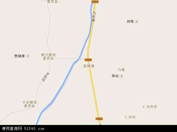 昌珠镇地图 - 昌珠镇电子地图 - 昌珠镇高清地图 - 2024年昌珠镇地图