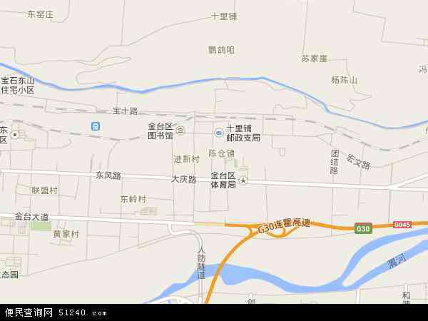 陈仓区分乡镇地图图片