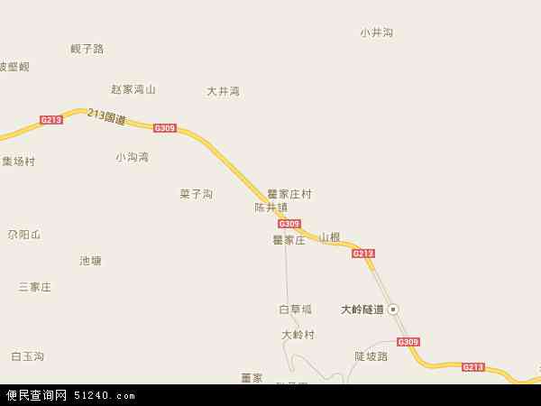 陈井镇地图 - 陈井镇电子地图 - 陈井镇高清地图 - 2024年陈井镇地图