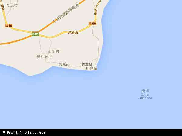 川岛镇地图 - 川岛镇电子地图 - 川岛镇高清地图 - 2024年川岛镇地图