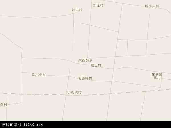 大西韩乡地图 - 大西韩乡电子地图 - 大西韩乡高清地图 - 2024年大西韩乡地图