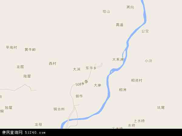 东华乡地图 - 东华乡电子地图 - 东华乡高清地图 - 2024年东华乡地图