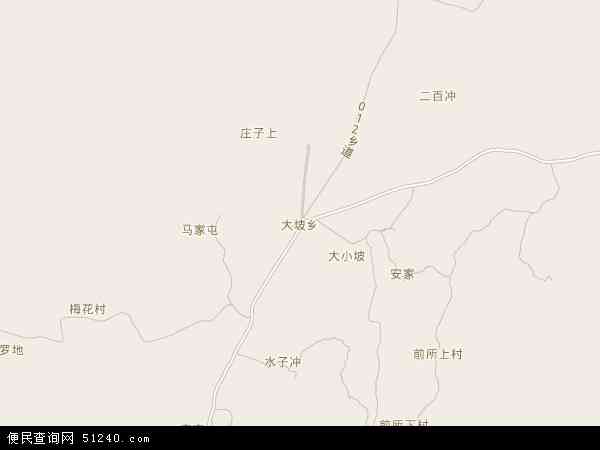 中国云南省曲靖市沾益县大坡乡地图（卫星地图）