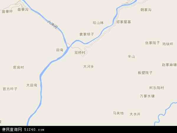 大河乡地图 - 大河乡电子地图 - 大河乡高清地图 - 2024年大河乡地图
