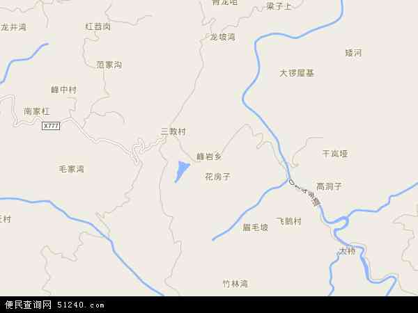 峰岩乡地图 - 峰岩乡电子地图 - 峰岩乡高清地图 - 2024年峰岩乡地图