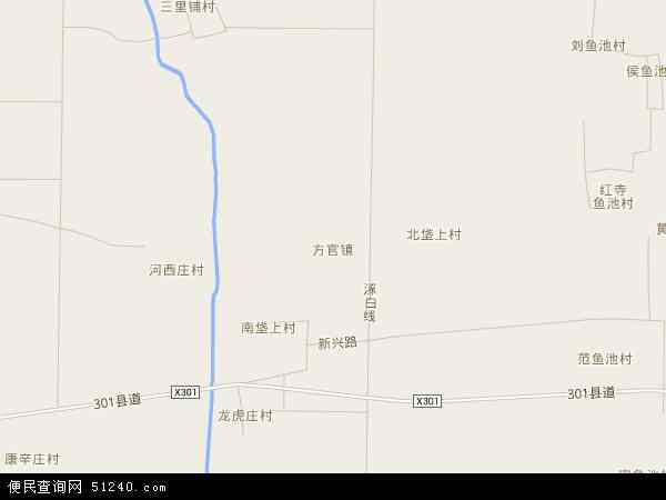 方官镇地图 - 方官镇电子地图 - 方官镇高清地图 - 2024年方官镇地图
