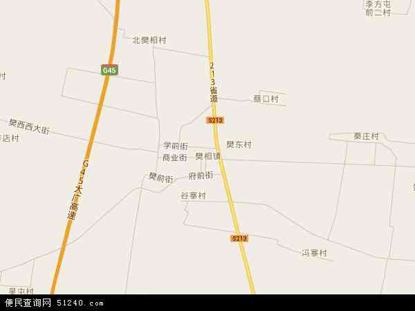 樊相镇地图 - 樊相镇电子地图 - 樊相镇高清地图 - 2024年樊相镇地图
