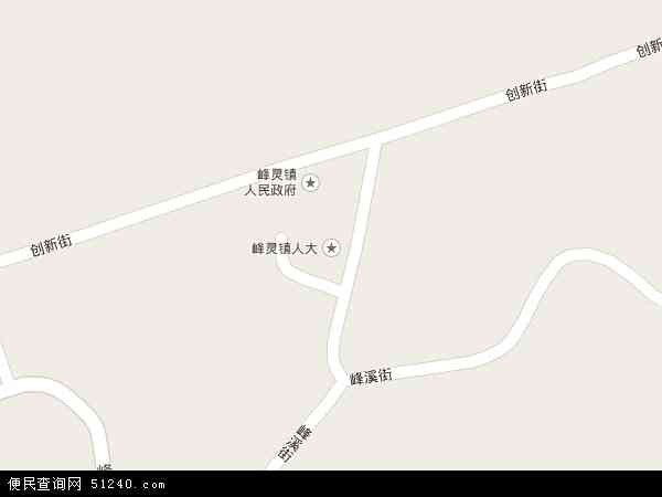 峰灵镇地图 - 峰灵镇电子地图 - 峰灵镇高清地图 - 2024年峰灵镇地图