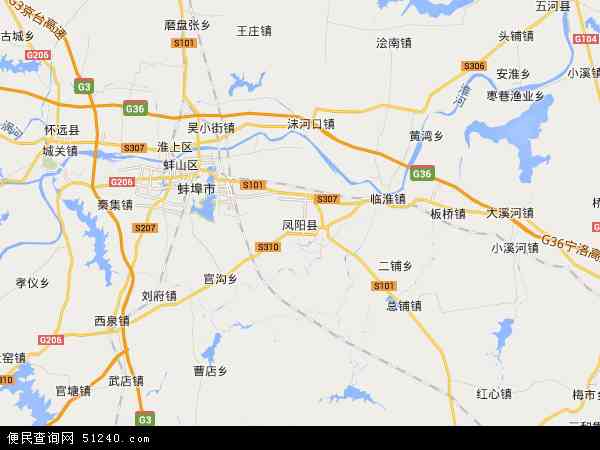 安徽省风阳县地图图片