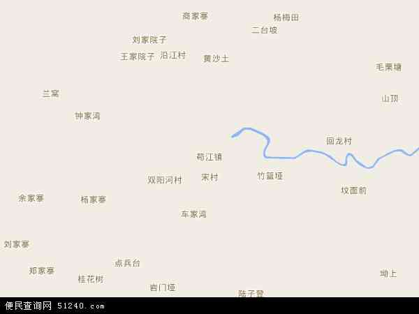 苟江镇地图 - 苟江镇电子地图 - 苟江镇高清地图 - 2024年苟江镇地图