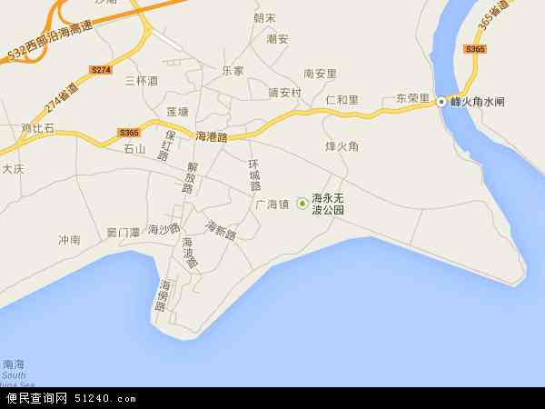 广海镇地图 - 广海镇电子地图 - 广海镇高清地图 - 2024年广海镇地图