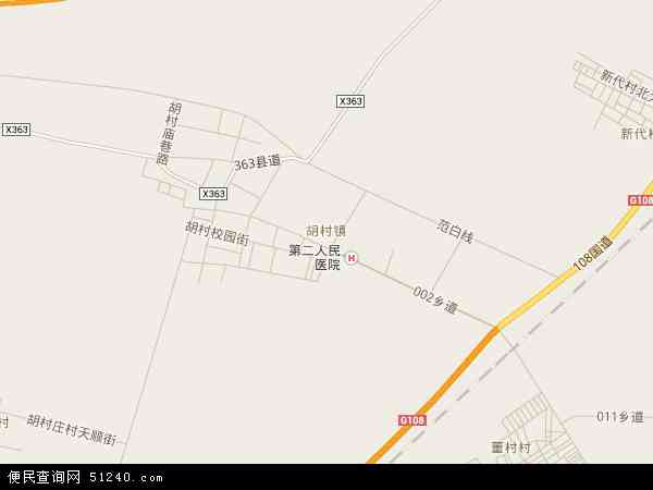 胡村镇地图 - 胡村镇电子地图 - 胡村镇高清地图 - 2024年胡村镇地图