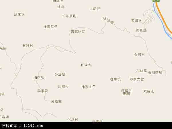 化龙乡地图 - 化龙乡电子地图 - 化龙乡高清地图 - 2024年化龙乡地图
