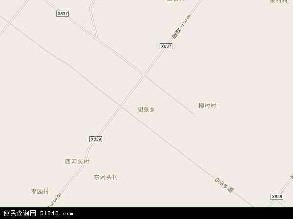 胡张乡地图 - 胡张乡电子地图 - 胡张乡高清地图 - 2024年胡张乡地图