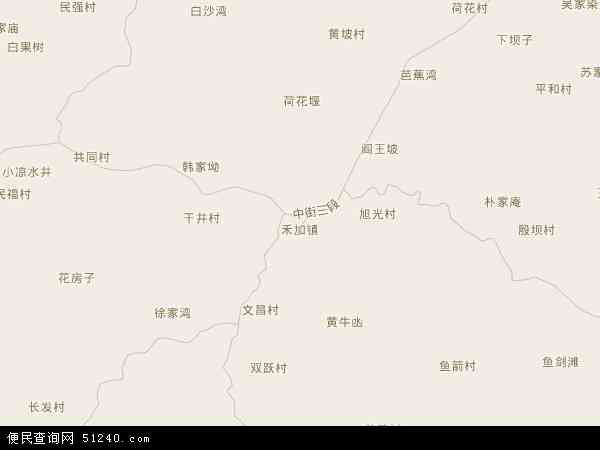 禾加镇地图 - 禾加镇电子地图 - 禾加镇高清地图 - 2024年禾加镇地图