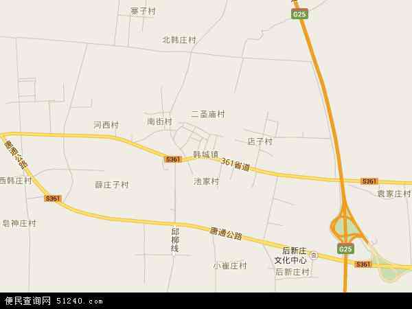 韩城镇地图 - 韩城镇电子地图 - 韩城镇高清地图 - 2024年韩城镇地图