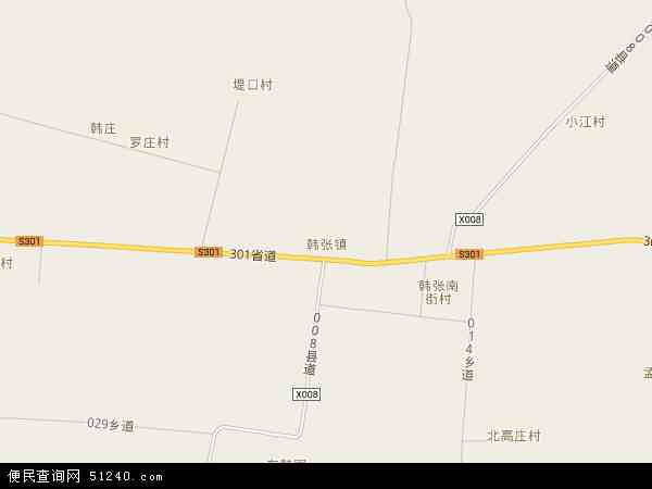 韩张镇地图 - 韩张镇电子地图 - 韩张镇高清地图 - 2024年韩张镇地图