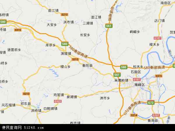 衡阳县地图 - 衡阳县电子地图 - 衡阳县高清地图 - 2024年衡阳县地图