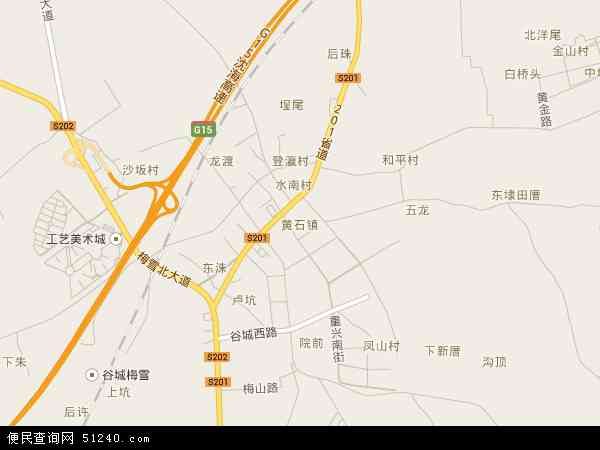 黄石镇地图 - 黄石镇电子地图 - 黄石镇高清地图 - 2024年黄石镇地图